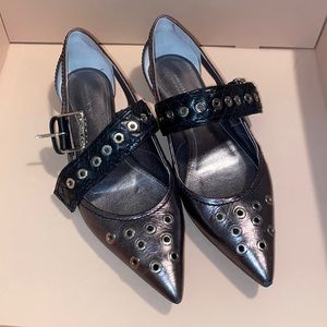 Studded Bottega Veneta Strappy Flats